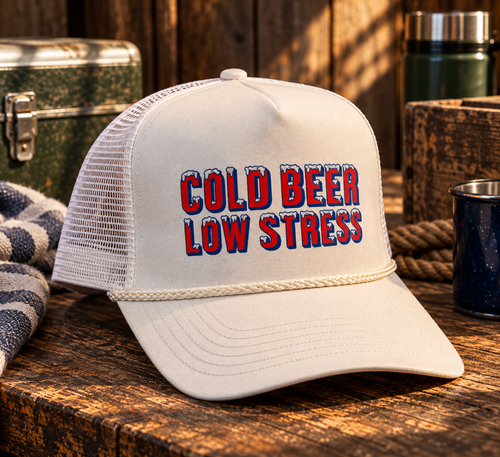 Cheap Therapy Trucker - White Cobra Trucker Hat